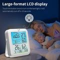 TS-8085 Wireless Weather Station with Clock - White