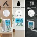TS-8085 Wireless Weather Station with Clock - White