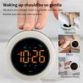 TS-BC800-LED Vibrating Alarm Clock - 3-Level Vibration & LED Display - White