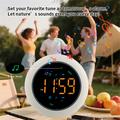 TS-BC800-LED Vibrating Alarm Clock - 3-Level Vibration & LED Display - White