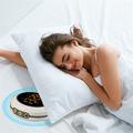 TS-BC800-LED Vibrating Alarm Clock - 3-Level Vibration & LED Display - White
