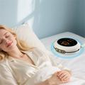 TS-BC800-LED Vibrating Alarm Clock - 3-Level Vibration & LED Display - White