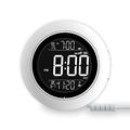 TS-BC800 Portable Vibrating Dual Alarm Clock - Music Playback & 3-Level Vibration - White