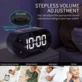 TS-R900 5.5" LED Mirror Alarm Clock - Black