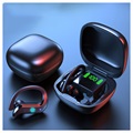 TWS Bluetooth Earphones with LED Charging Case MD03 (Open Box - Excellent) - Black