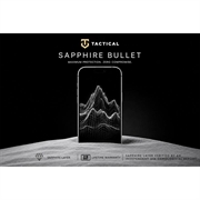 iPhone 17 Pro/18 Pro Tactical Sapphire Bullet Tempered Glass Screen Protector - Black Edge