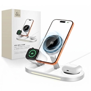 Tech-Protect A51 ArcticBoost 3-in-1 MagSafe Charger with Active Cooling - 25W Qi2.2 - White