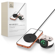 Tech-Protect A55 2-in-1 Magnetic/MagSafe Wireless Charger 25W, QI2.2