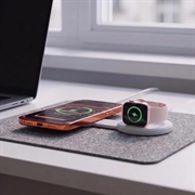 Tech-Protect A55 2-in-1 Magnetic/MagSafe Wireless Charger 25W, QI2.2 - White