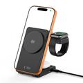 Tech-Protect A56 3-in-1 Magnetic/Magsafe Wireless Charger 25W, QI2.2 - Black