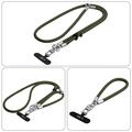 Tech-Protect C10S 2-in-1 Rope Crossbody and Wrist Lanyard - Olive Green / Titanium