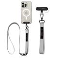 Tech-Protect C6S 2-in-1 Rope Crossbody Lanyard - Crayon Grey