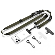 Tech-Protect C9S Rope Crossbody Lanyard - Army Green