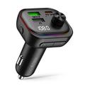 Tech-Protect CC07 3-Port 54W Car Charger and Bluetooth FM Transmitter - Black