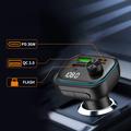 Tech-Protect CC07 3-Port 54W Car Charger and Bluetooth FM Transmitter - Black