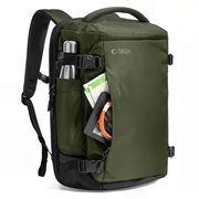 Tech-Protect Defender S70 24L Travel Laptop Cabin Backpack - Ryanair/Wizz Air - 40x30x20cm - Army Green