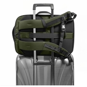 Tech-Protect Defender S70 24L Travel Laptop Cabin Backpack - Ryanair/Wizz Air - 40x30x20cm - Army Green