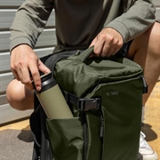 Tech-Protect Defender S70 24L Travel Laptop Cabin Backpack - Ryanair/Wizz Air - 40x30x20cm - Army Green