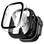 Apple Watch Ultra 1/2/3/4  Tech-Protect Defense360 Case w. Screen Protector - 49mm - 2 Pcs. - Black / Clear
