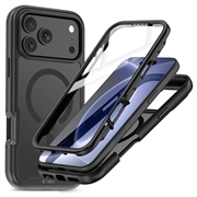 iPhone 18 Pro/17 Pro Tech-Protect Defense360 MagSafe Case with Screen Protector - Matte Black