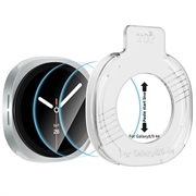 Samsung Galaxy Watch8/9 Tech-Protect Easy Set+ Tempered Glass Screen Protector - 40mm - 2 Pcs. - Clear
