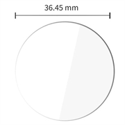 Samsung Galaxy Watch8/9 Tech-Protect Easy Set+ Tempered Glass Screen Protector - 40mm - 2 Pcs. - Clear