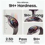 Samsung Galaxy Watch8/9 Tech-Protect Easy Set+ Tempered Glass Screen Protector - 44mm - 2 Pcs. - Clear