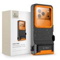 Tech-Protect IPX8 Pro Universal Diving Waterproof Case 4.7-6.9" - Black / Orange