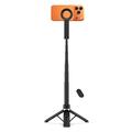 Tech-Protect L11S 2-in-1 MagSafe Selfie Stick Tripod with Bluetooth Remote - Black