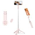 Tech-Protect L11S 2-in-1 MagSafe Selfie Stick Tripod with Bluetooth Remote - Pink