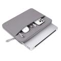 Tech-Protect Laptop Sleeve with Accessory Pocket - 15"-16" - Crayon Grey