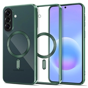 Samsung Galaxy A37 Tech-Protect MagFlex Case - MagSafe Compatible - Clear / Jungle Green