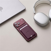 Tech-Protect MagWallet Stand MagSafe Comatible Card Holder - Burgundy