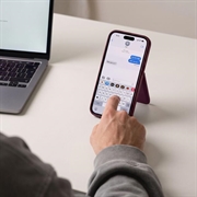 Tech-Protect MagWallet Stand MagSafe Comatible Card Holder - Burgundy