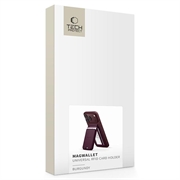 Tech-Protect MagWallet Stand MagSafe Comatible Card Holder - Burgundy