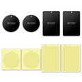Tech-Protect Metal Plates for Magnetic Holder - 4 Pcs. - Black