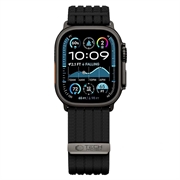 Tech-Protect Nylon Sport Strap - Apple Watch 8/9/10/11/SE/Ultra - 44/45/46/49mm - Black