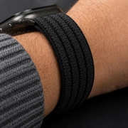 Tech-Protect Nylon Sport Strap - Apple Watch 8/9/10/11/SE/Ultra - 44/45/46/49mm - Black