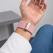 Tech-Protect Nylon Sport Strap - Apple Watch 8/9/10/11/SE/Ultra - 44/45/46/49mm - Light Pink