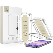 Samsung Galaxy S26 Ultra Tech-Protect Quick Set AR+ Tempered Glass Screen Protector - Black Edge