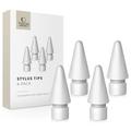 Tech-Protect Stylus Tips 4-Pack for Apple Pencil - White