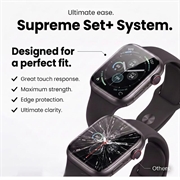 Apple Watch Series 12 Tech-Protect Supreme Set Screen Protector - 46mm - 3 Pcs. - Clear