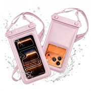 Tech-Protect UWC7 Universal Waterproof Floating Case 6.9" - Pink