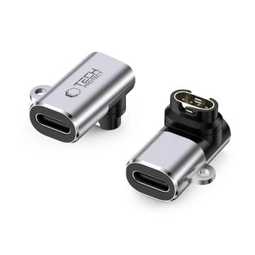 Tech-Protect UltraBoost USB-C Adapter for Garmin Watches - 5W - Grey
