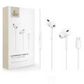 Tech-Protect Ultraboost Core G3 USB-C Wired Earphones - White