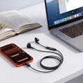 Tech-Protect Ultraboost Core G4 USB-C Wired Earphones - Black