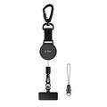 Tech-Protect UrbanLoop Anti-Theft Phone Holder with Retractable Steel Cable - Black