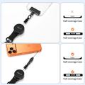 Tech-Protect UrbanLoop Anti-Theft Phone Holder with Retractable Steel Cable - Black