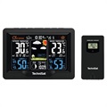 TechniSat IMETEO X1 Weather Station with Alarm Clock - Black