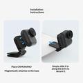Telesin Magnetic Brim Clip for Insta360 GO Ultra - Black
